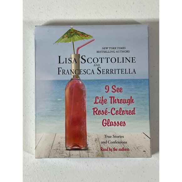 I See Life Through Rose Colored Glasses Book Audio CD Lisa Scottoline Francesca - Picture 1 of 7